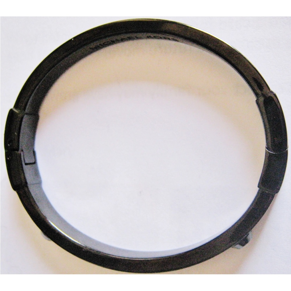 VINTAGE MICHAEL KORS BANGLE BRACELET, CHIC BLACK w/ BLACK RS GLITZIES; SIGNED - Picture 2 of 7